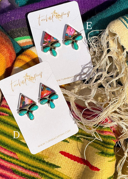 Tulip Earrings - Turnback Pony ™ - Earrings