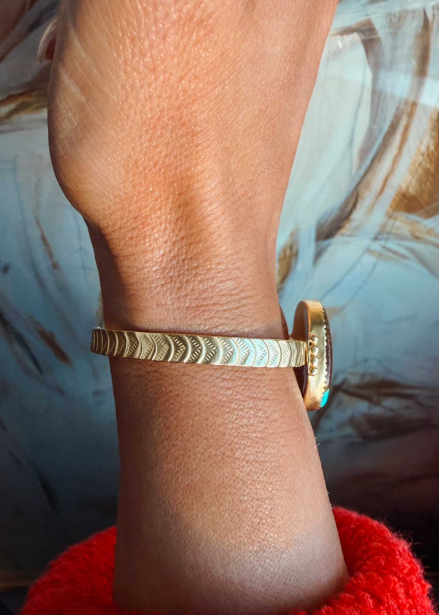 Moon Sage Gold Cuff