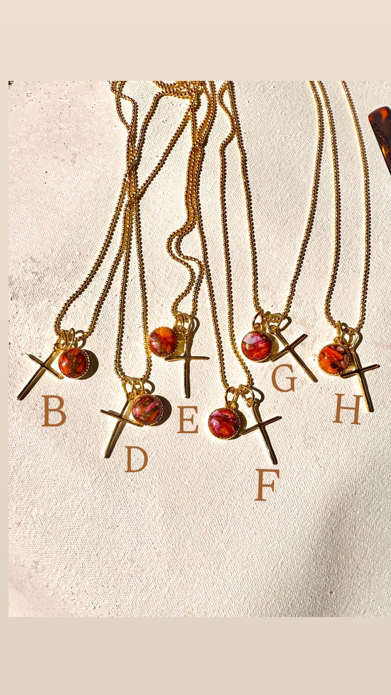 He Lives Gold (Pink Dahlia) Necklace - Turnback Pony ™ - Necklaces