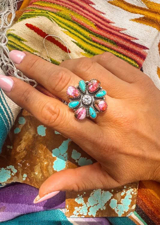 Wisteria Adjustable Ring - Turnback Pony ™ - Rings