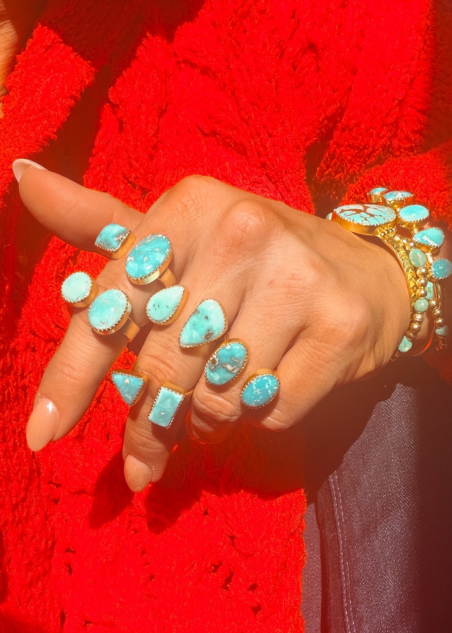 Louisa Path Gold Adjustable Ring