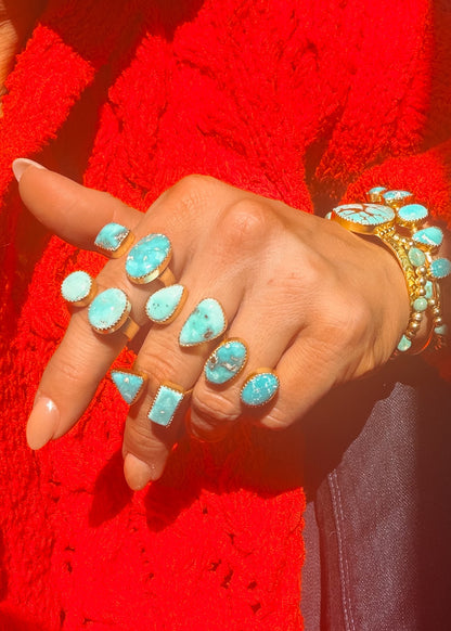 Louisa Path Gold Adjustable Ring