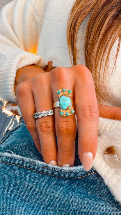 Carlin Gold Adjustable Ring