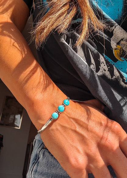 Sacred Cuff (PICK YOUR STONE) - Turnback Pony ™ - Bracelets