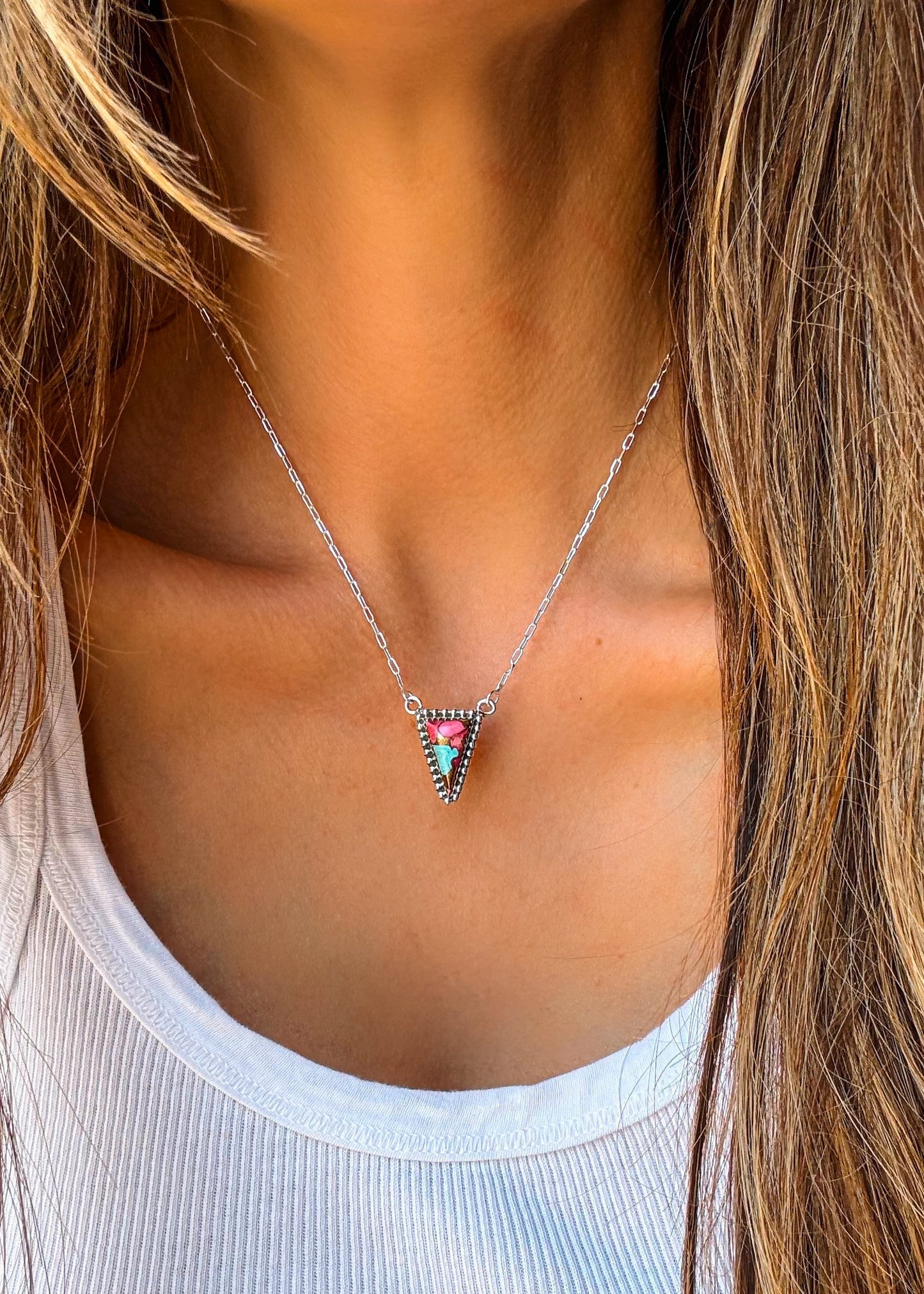 Maley Necklace (Cotton Candy) - Turnback Pony ™ - Necklace