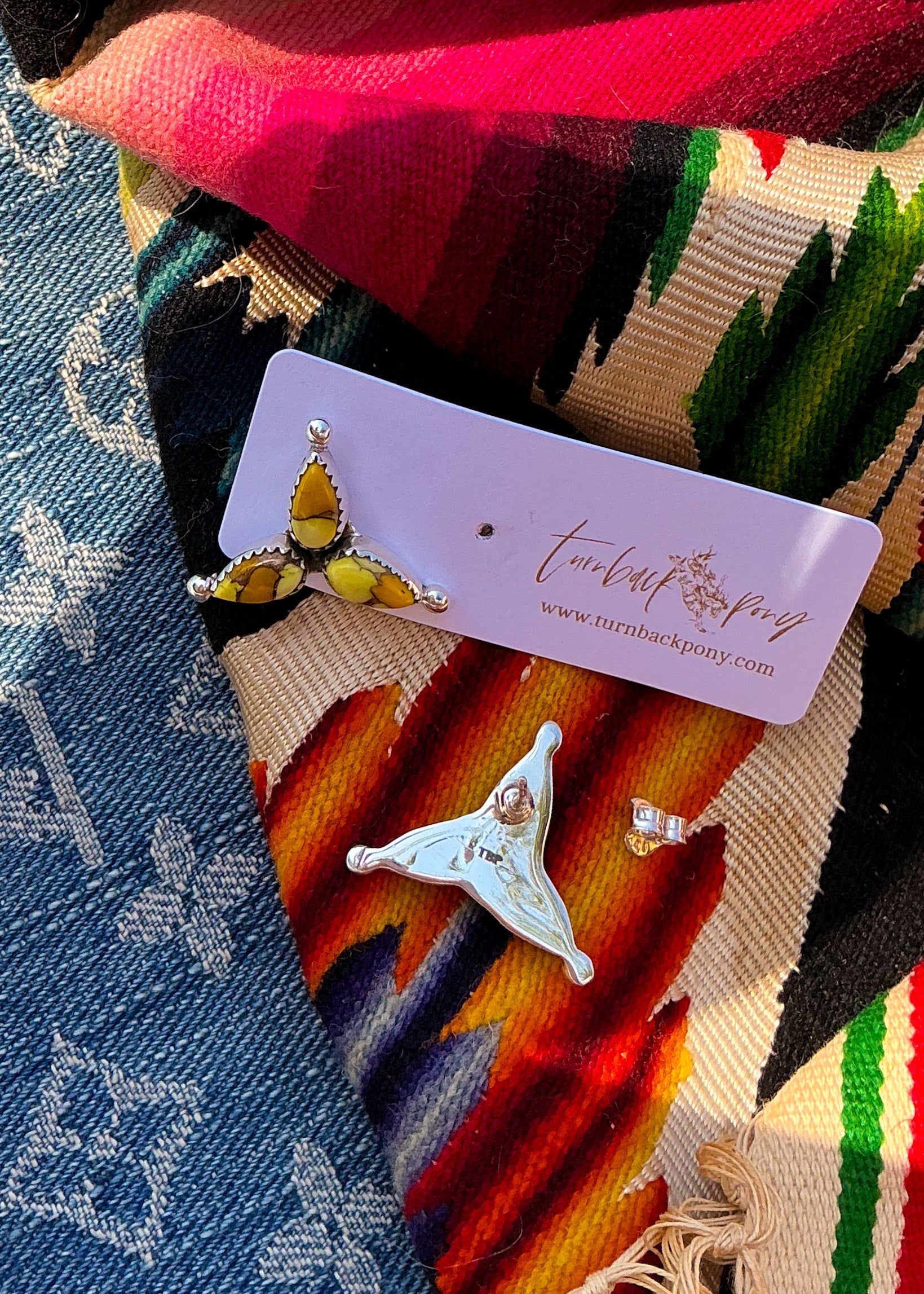 Corydalis Studs - Turnback Pony ™ - Earrings