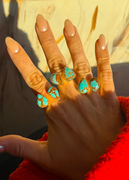 Amelia Gold Adjustable Ring