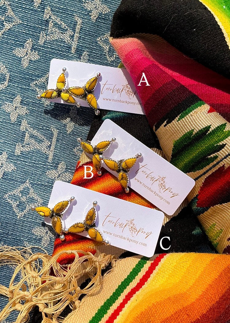 Corydalis Studs - Turnback Pony ™ - Earrings