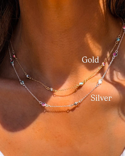 Cotton Candy Dainty Pony Club Necklace - Turnback Pony ™ - Necklace