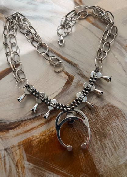 Kenna Squash Blossom Necklace