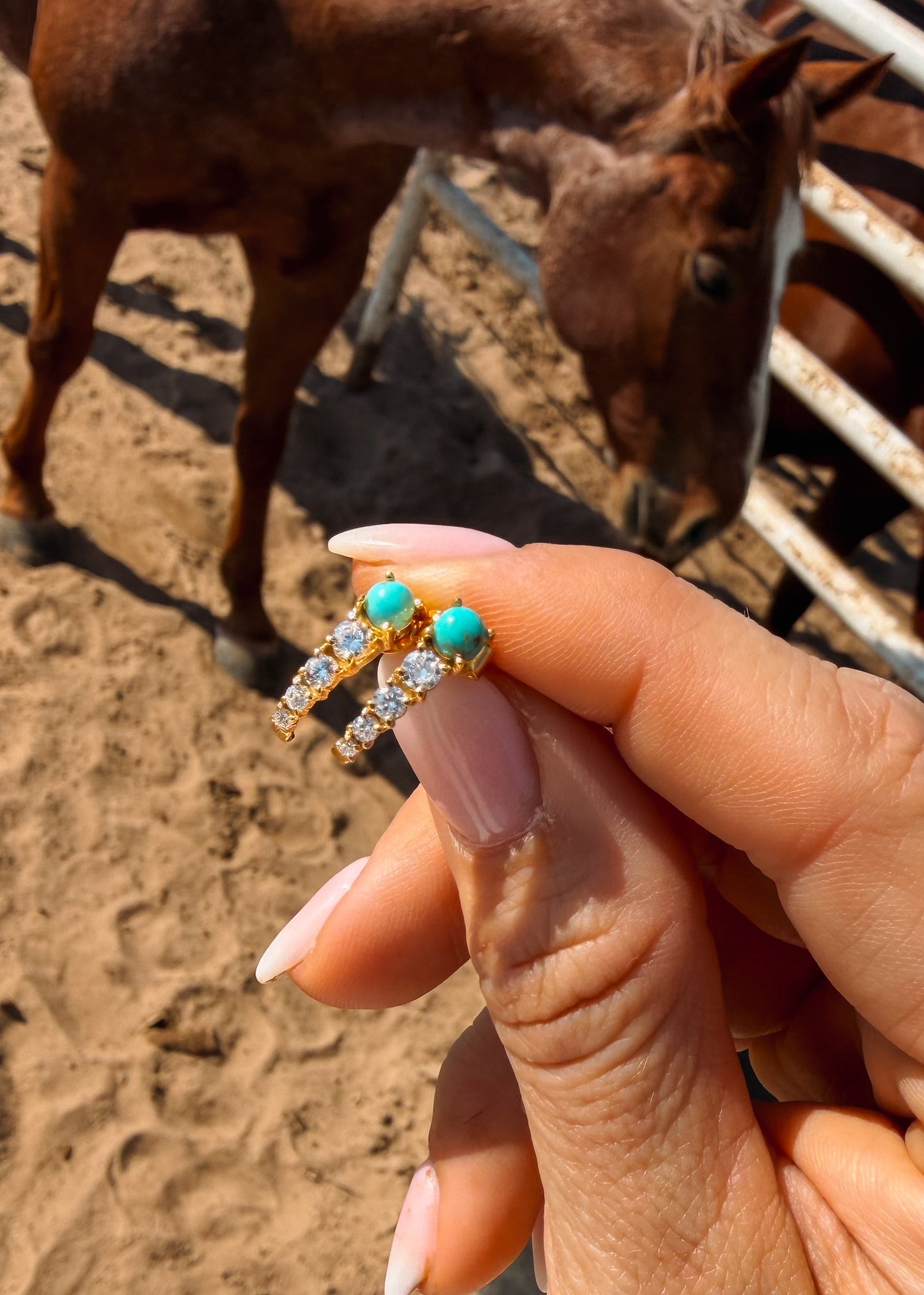 Doughtry 1/2 Hoops - Turnback Pony ™ - Earring