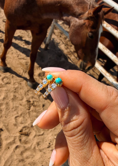 Doughtry 1/2 Hoops - Turnback Pony ™ - Earring