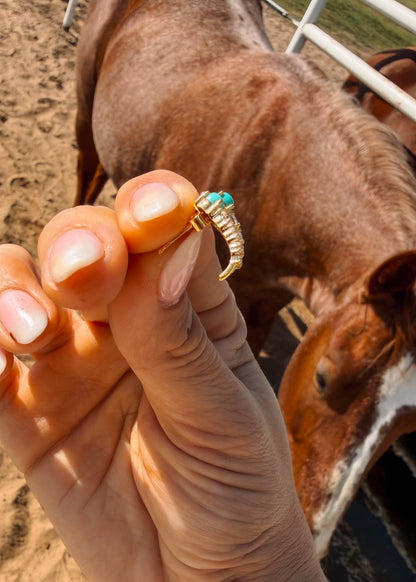 Doughtry 1/2 Hoops - Turnback Pony ™ - Earring