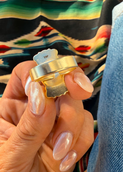 Carlin Gold Adjustable Ring