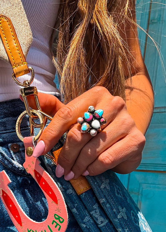 Kenzie Adjustable Ring (Style 2) - Turnback Pony ™ - Rings
