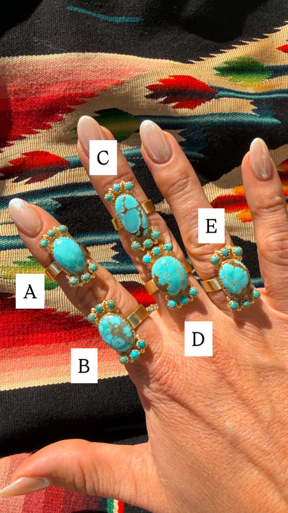 Carlin Gold Adjustable Ring