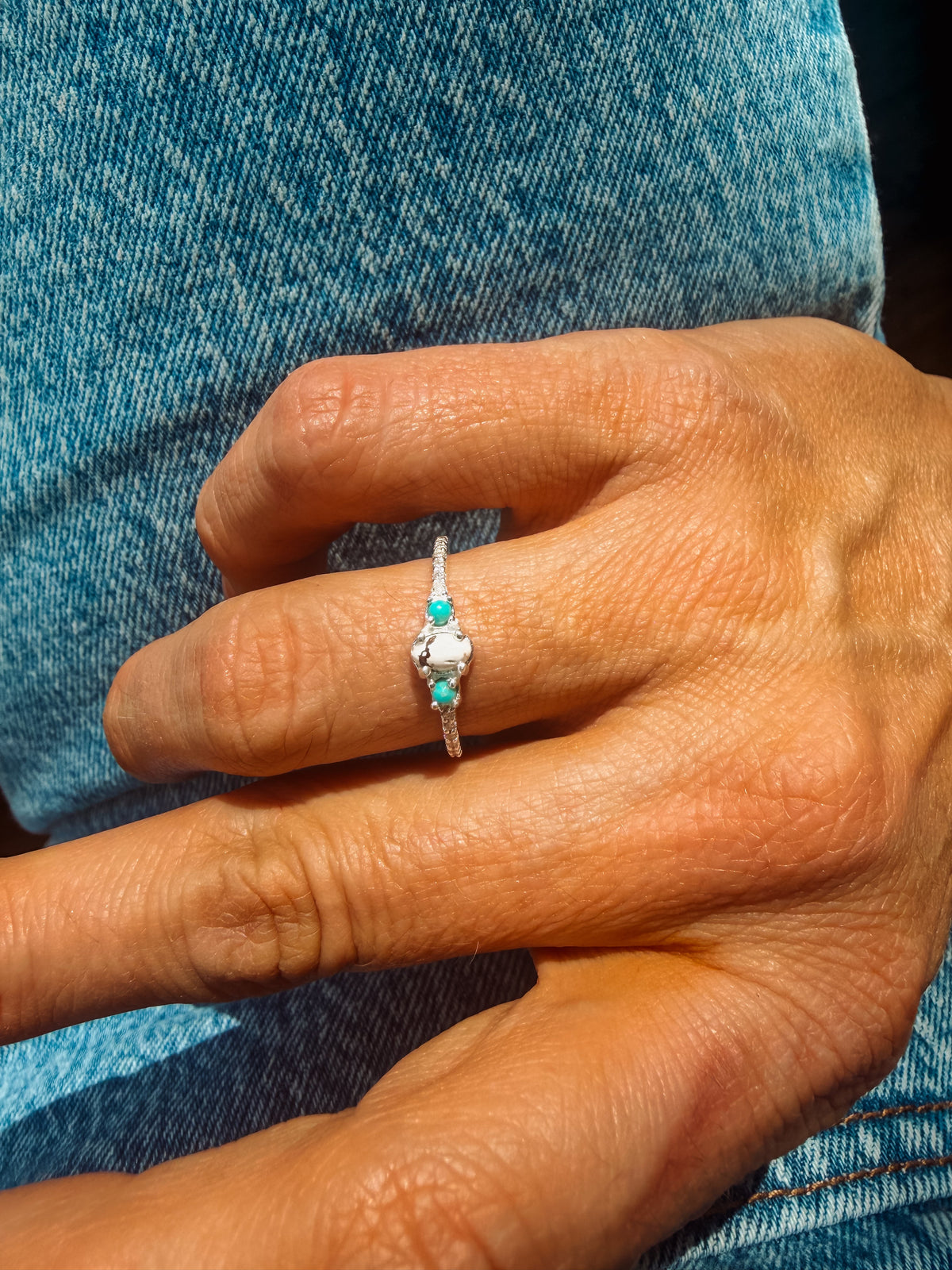 Marcella Diamond Ring - Turnback Pony ™ - Rings