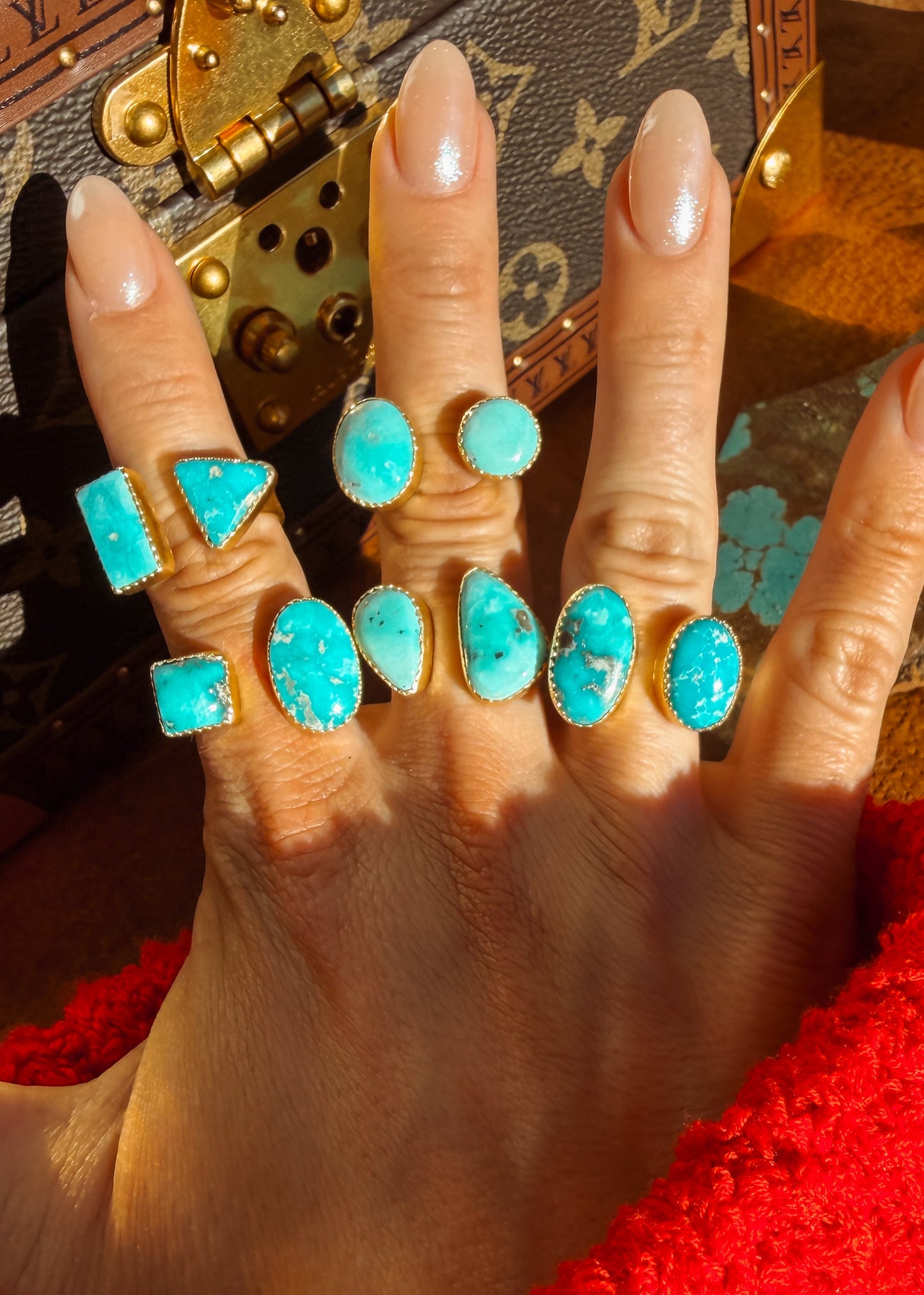 Louisa Path Gold Adjustable Ring