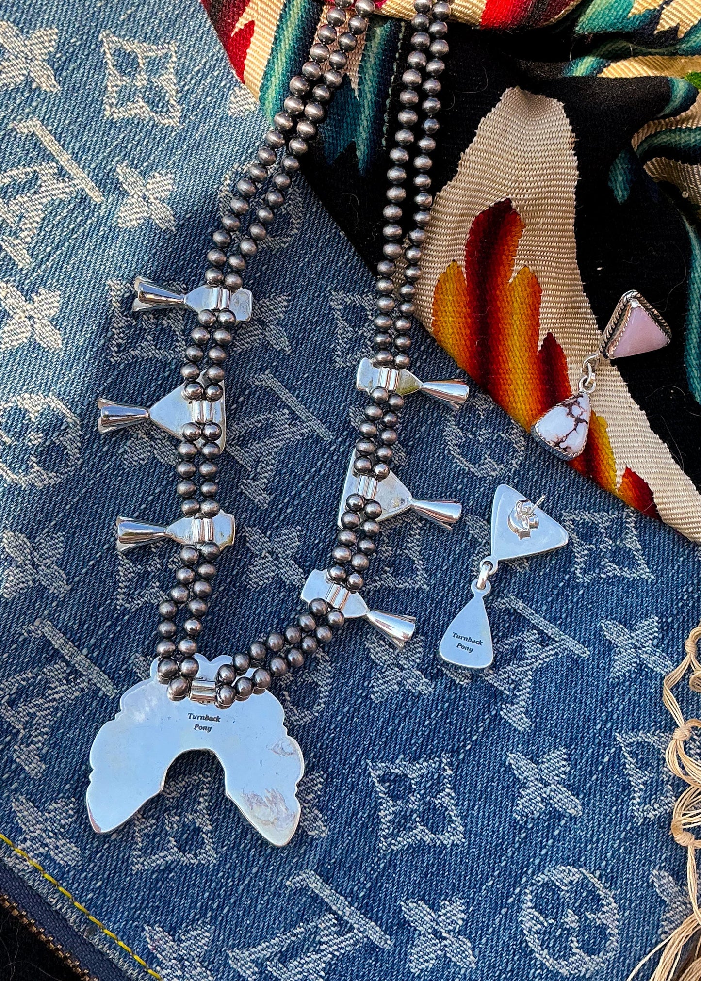 Velvet Squash Set - Turnback Pony ™ - Necklace earring set
