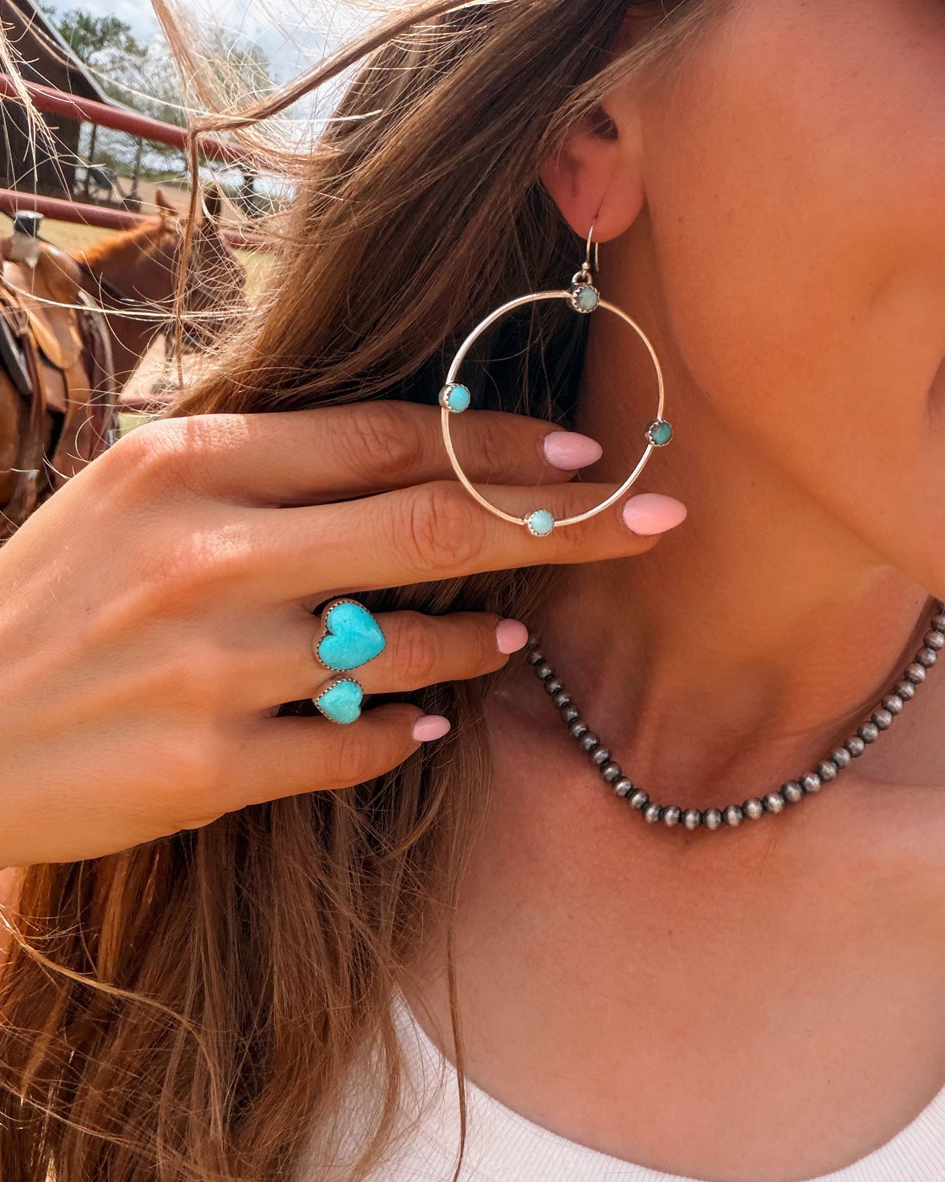 Carmen Hoop Earrings - Turnback Pony ™ - Earring