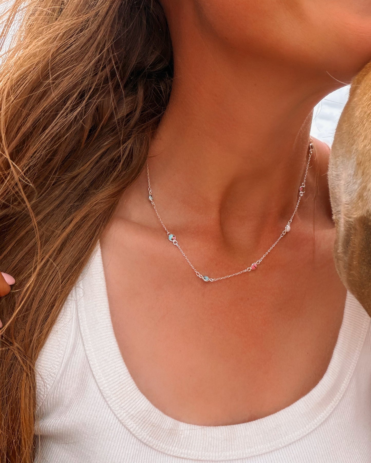 Cotton Candy Dainty Pony Club Necklace - Turnback Pony ™ - Necklace