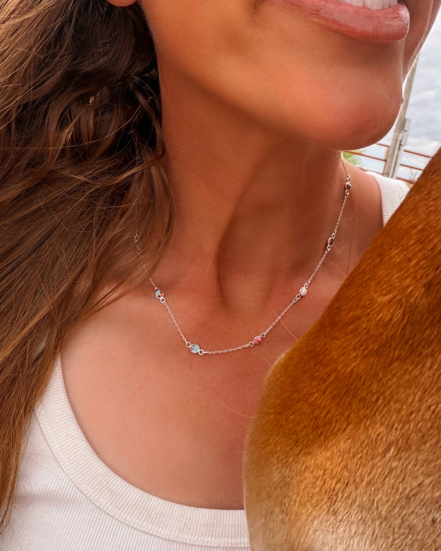 Cotton Candy Dainty Pony Club Necklace - Turnback Pony ™ - Necklace