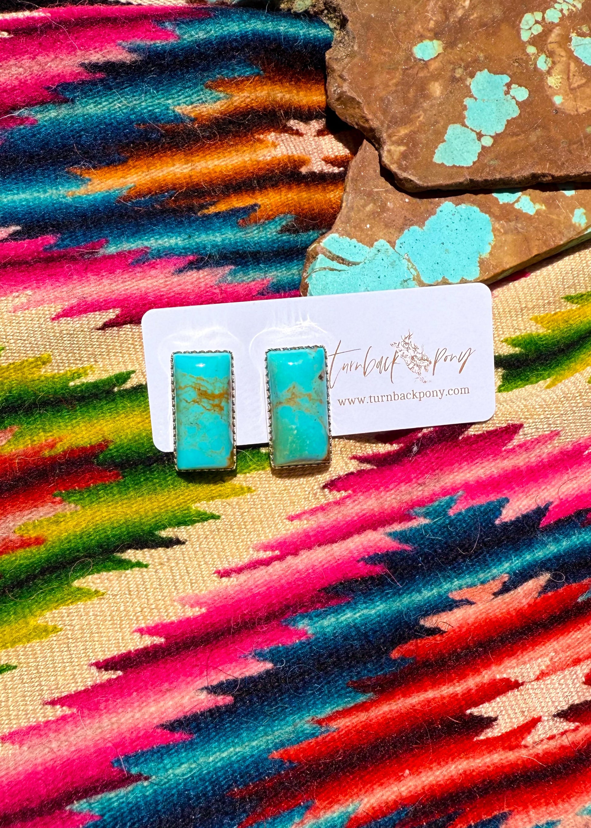 Raise The Bar Studs - Turnback Pony ™ - Earrings