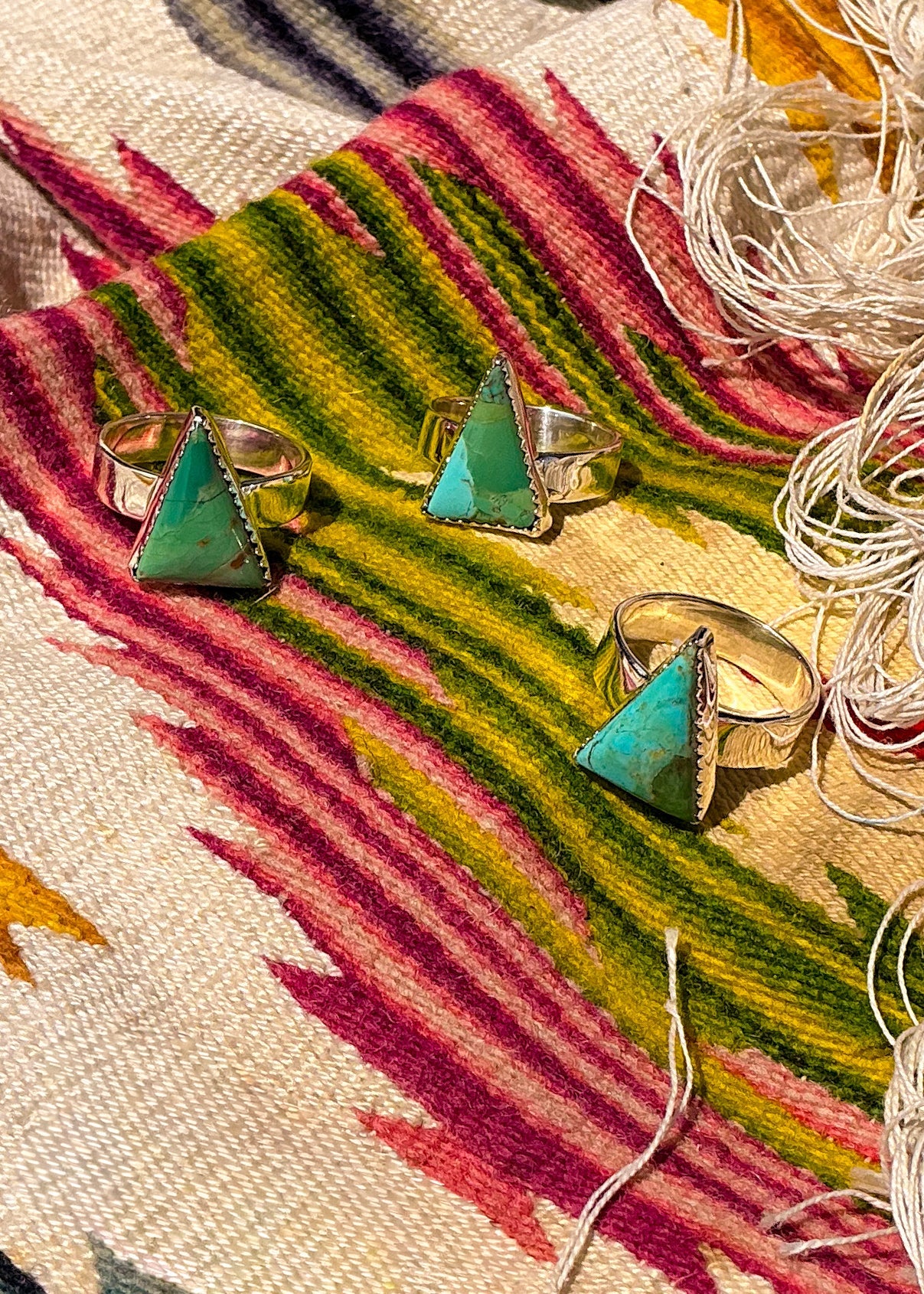 Temple Rings (Turquoise) - Turnback Pony ™ - Rings