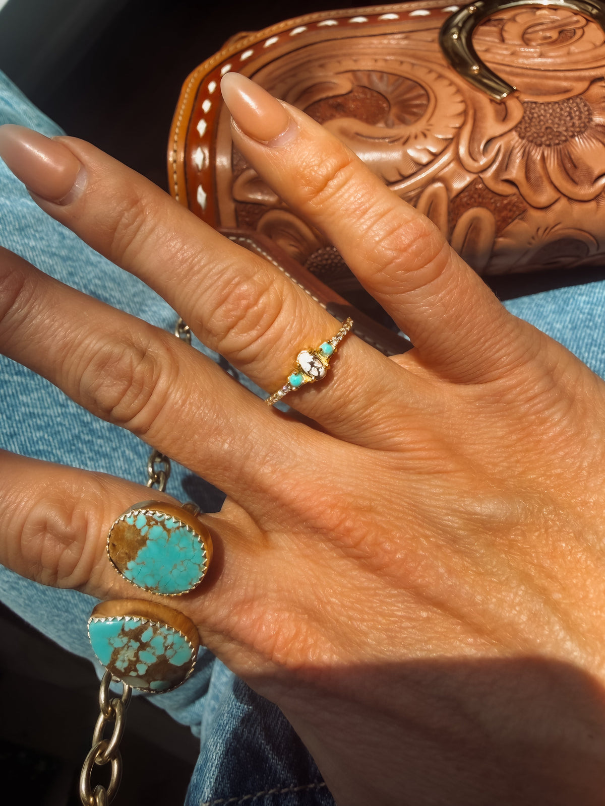 Gold Marcella Ring - Turnback Pony ™ - Rings