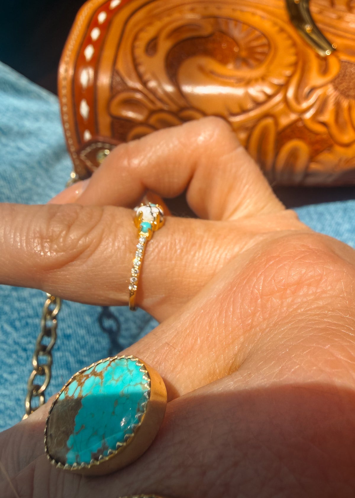 Gold Marcella Ring - Turnback Pony ™ - Rings