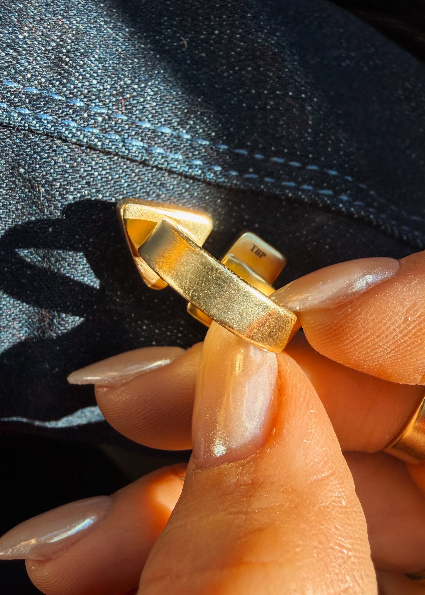 Louisa Path Gold Adjustable Ring