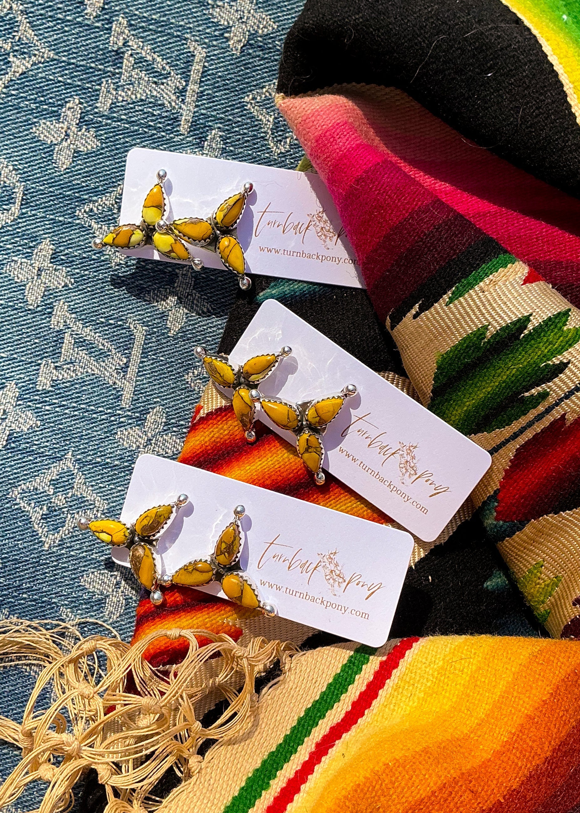 Corydalis Studs - Turnback Pony ™ - Earrings