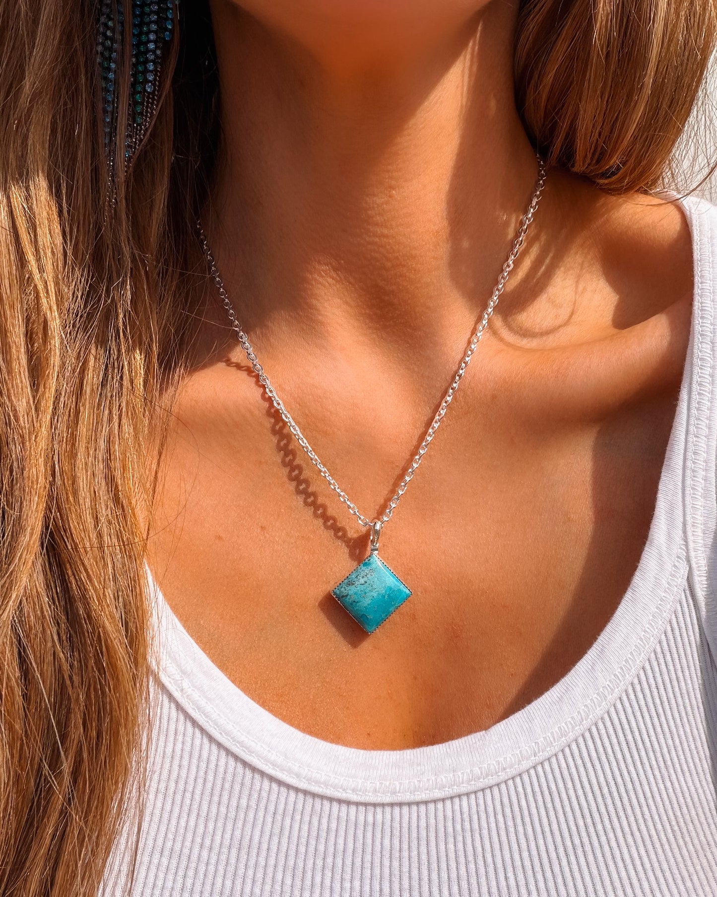 Dad’s Kit Turquoise Necklace - Turnback Pony ™ - 