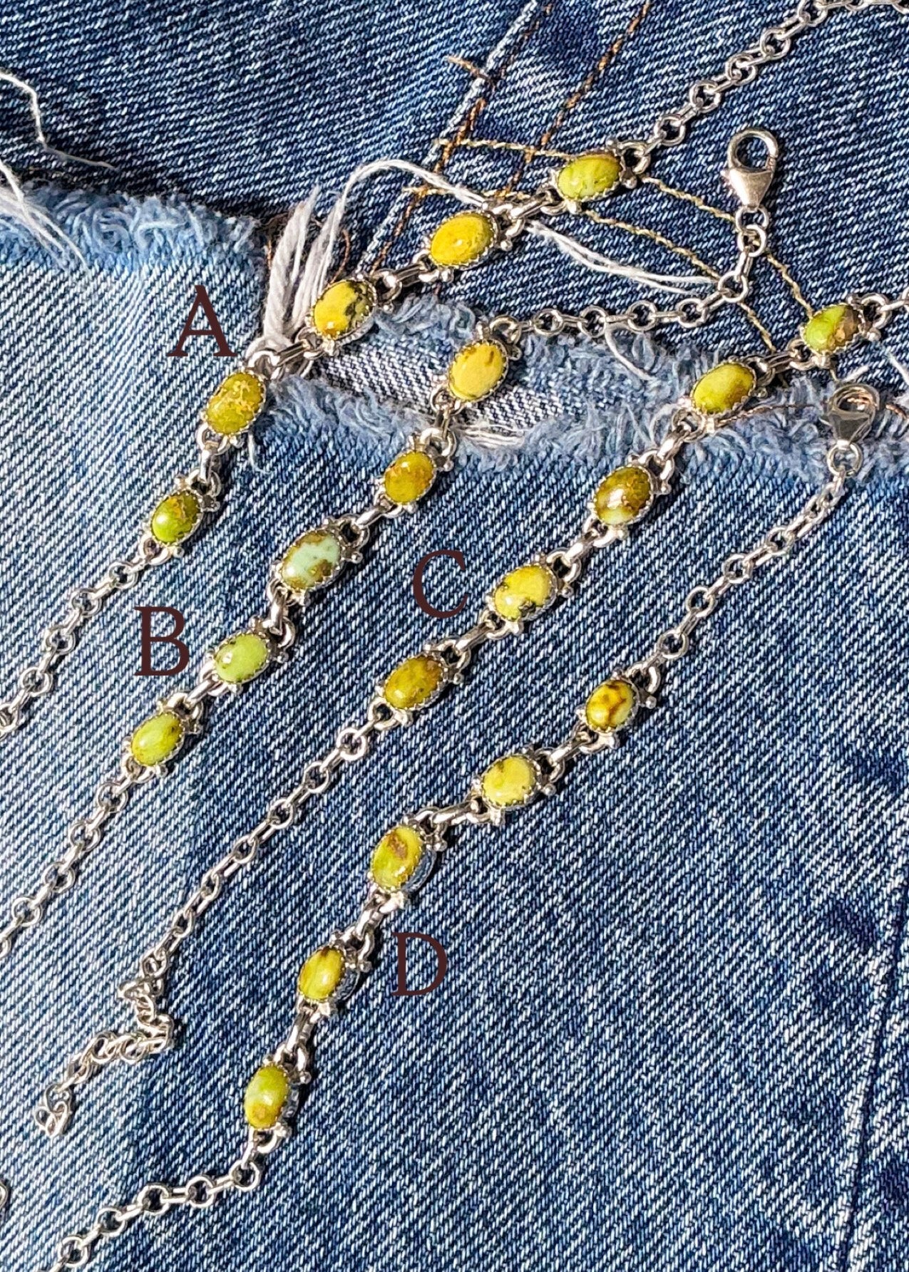 Sage & Silver Bracelet - Turnback Pony ™ - Bracelets