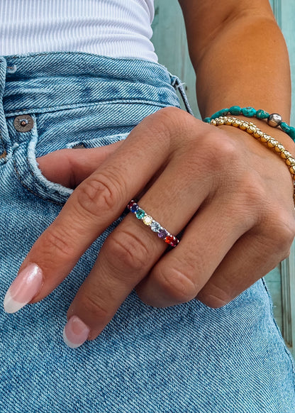 Coat of Many Colors Band - Turnback Pony ™ - Ring