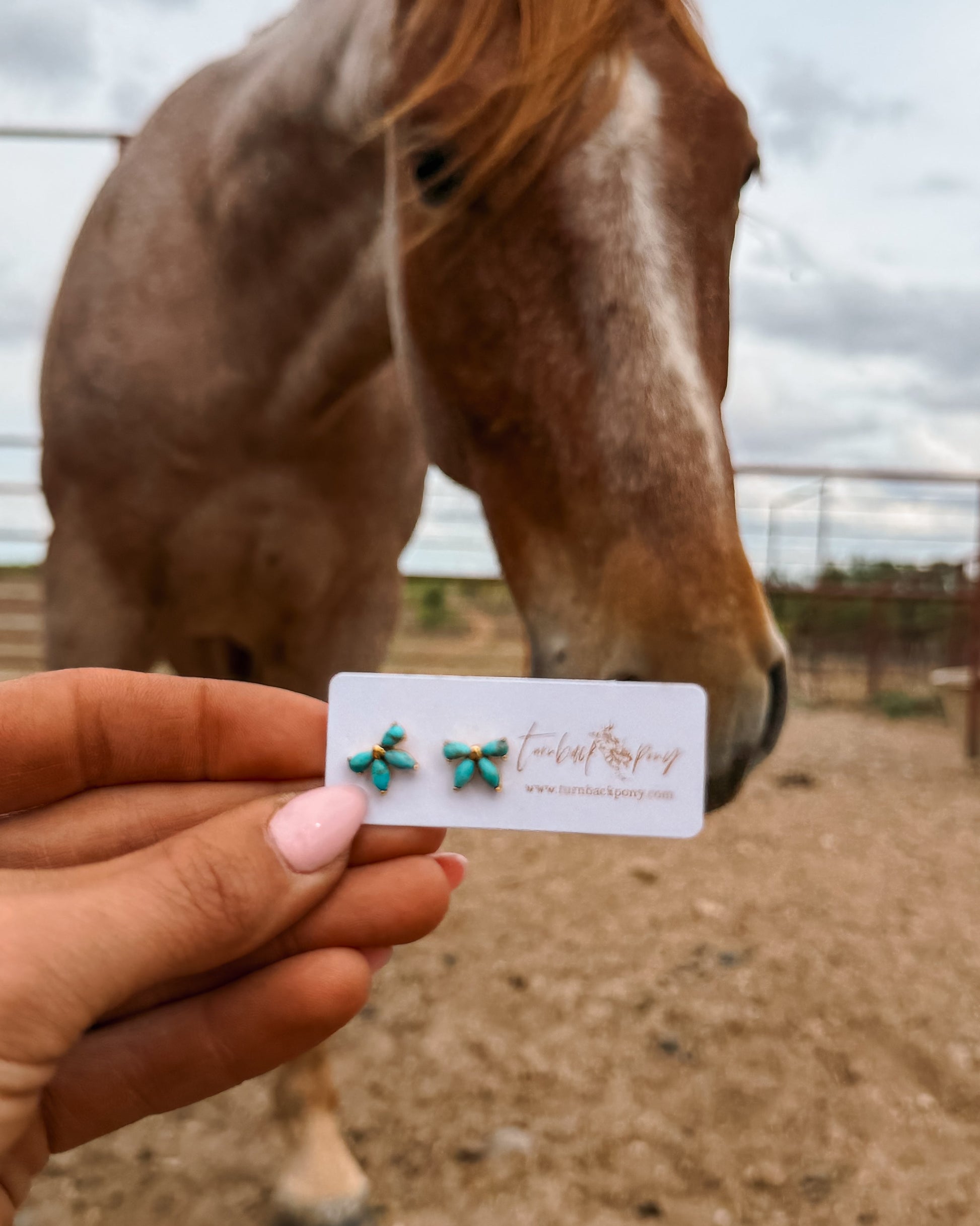 Exclusive Bow Studs - Turnback Pony ™ - Earring