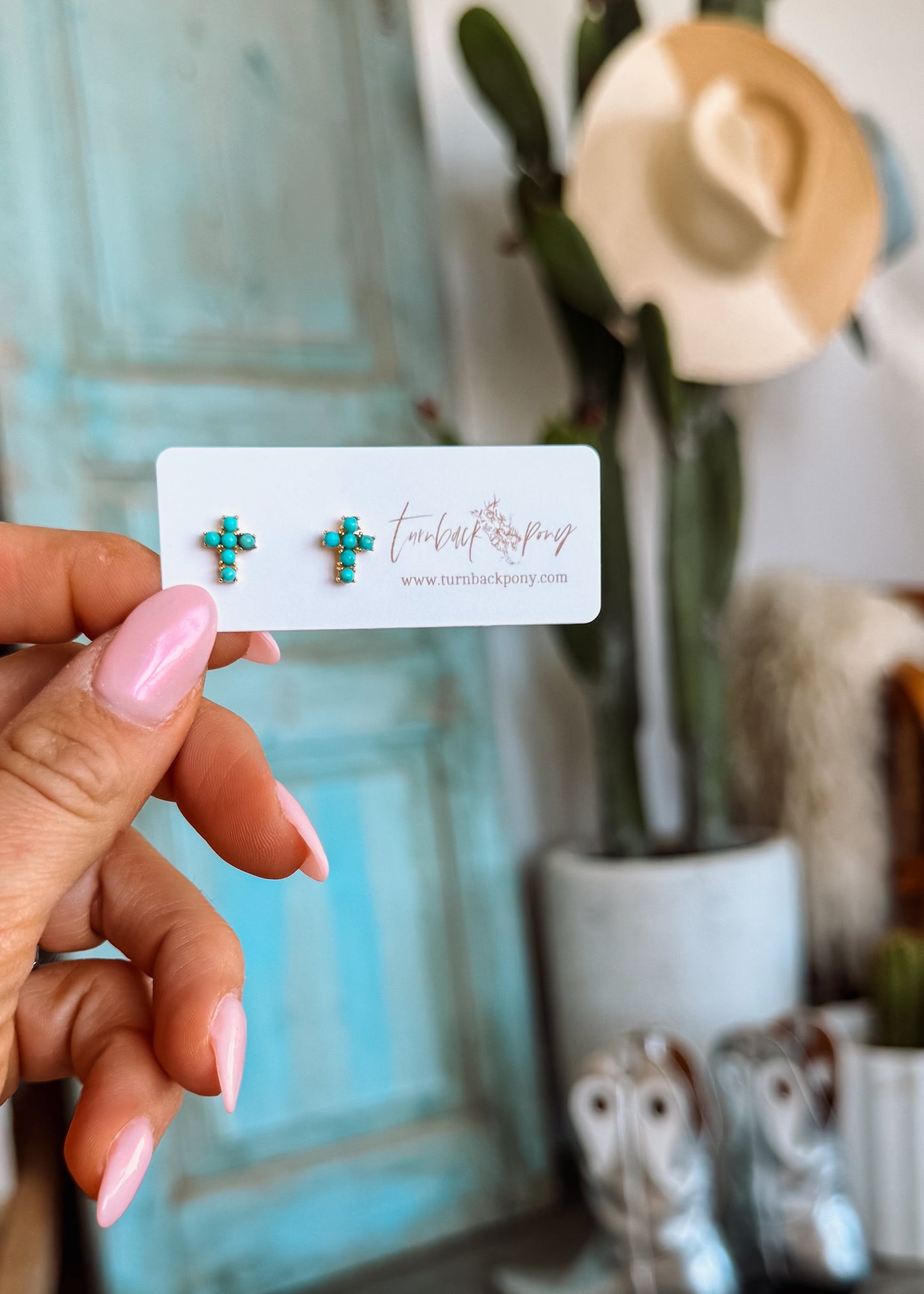 Cross Your Heart Studs