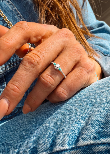 Marcella Diamond Ring - Turnback Pony ™ - Rings
