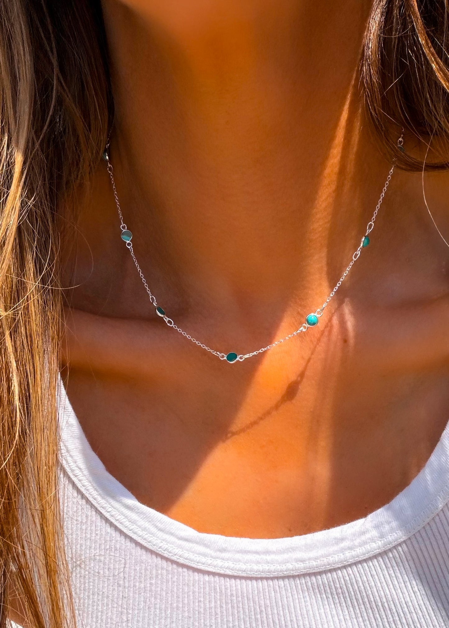 Turquoise Dainty Pony Club Necklace - Turnback Pony ™ - Necklace