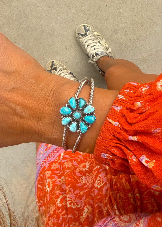RyLann Cuff (Pick your stone) - Turnback Pony ™ - Bracelets