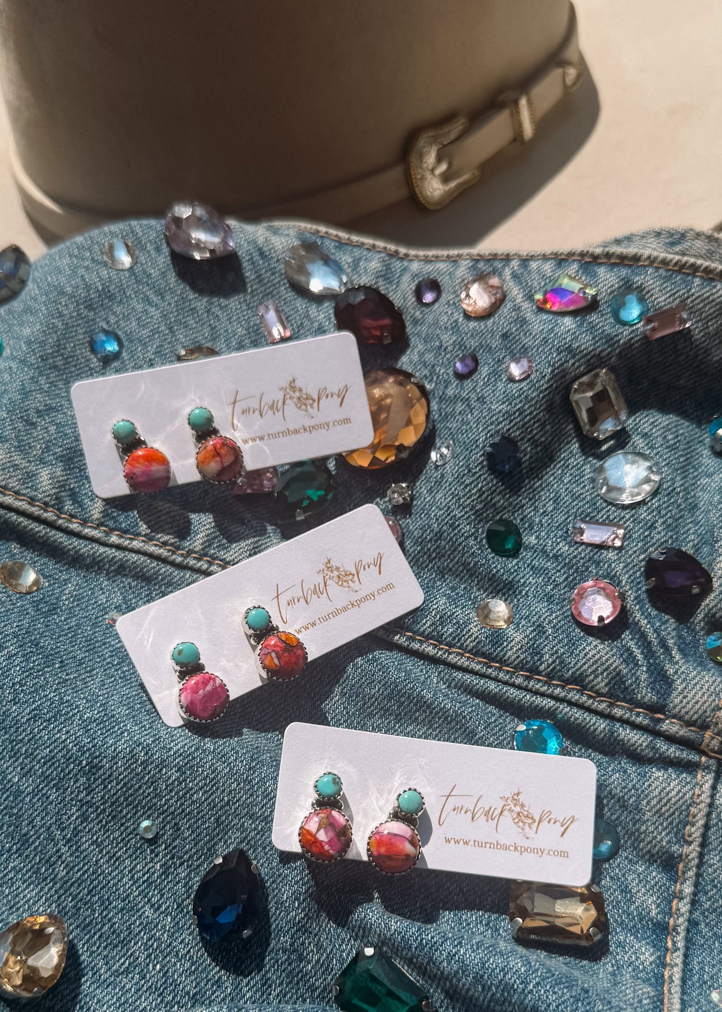 Hold on Tight Earrings - Turnback Pony ™ - Earrings