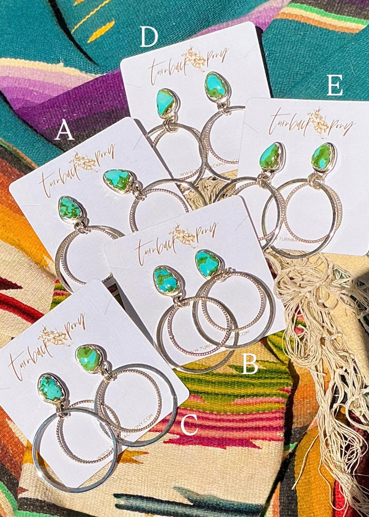 Honeydew Hoops - Turnback Pony ™ - Earrings