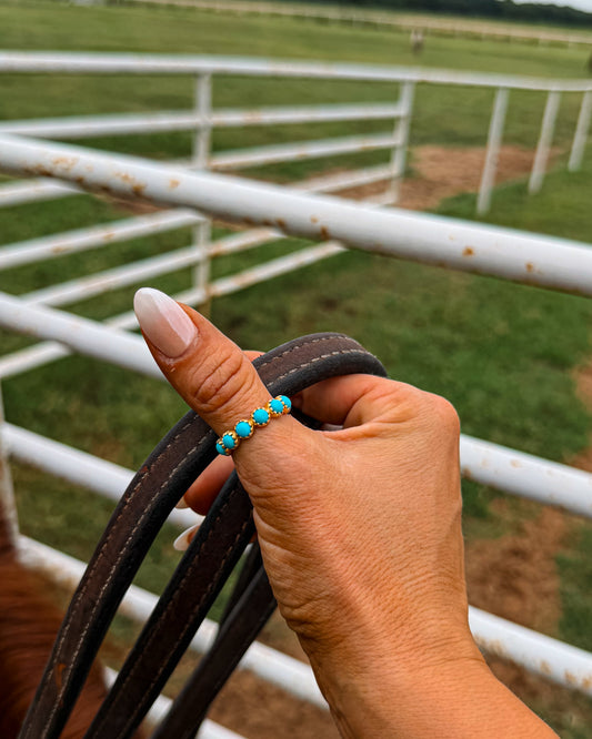 LABOR DAY SALE Rosewood Gold Ring