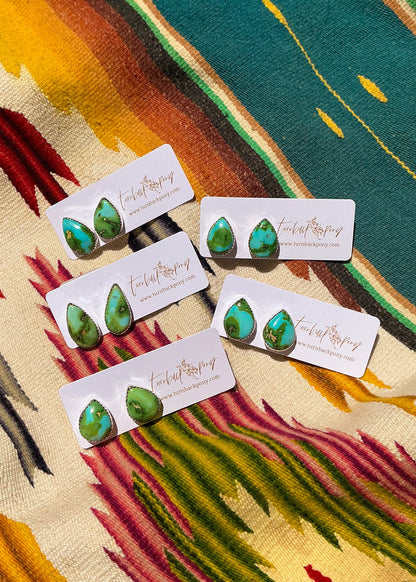 Spring Showers Studs - Turnback Pony ™ - Earrings