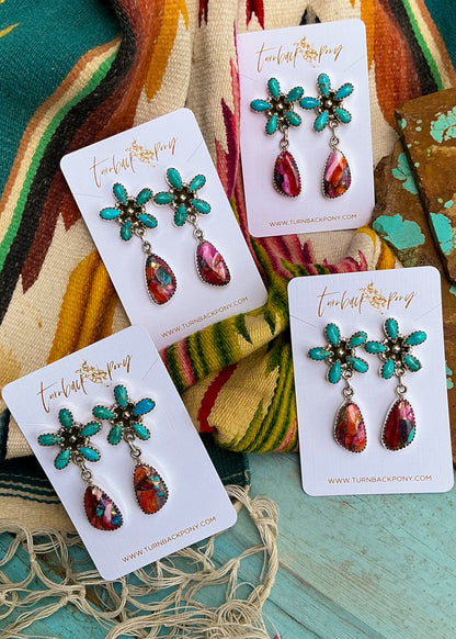 Pattern Earrings - Turnback Pony ™ - Earrings