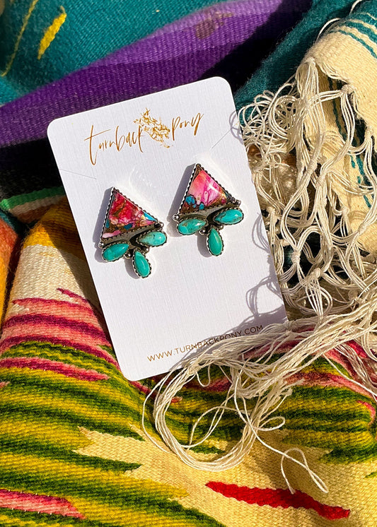 Tulip Earrings - Turnback Pony ™ - Earrings