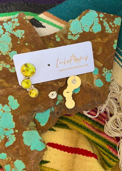Carnation Studs - Turnback Pony ™ - Earrings