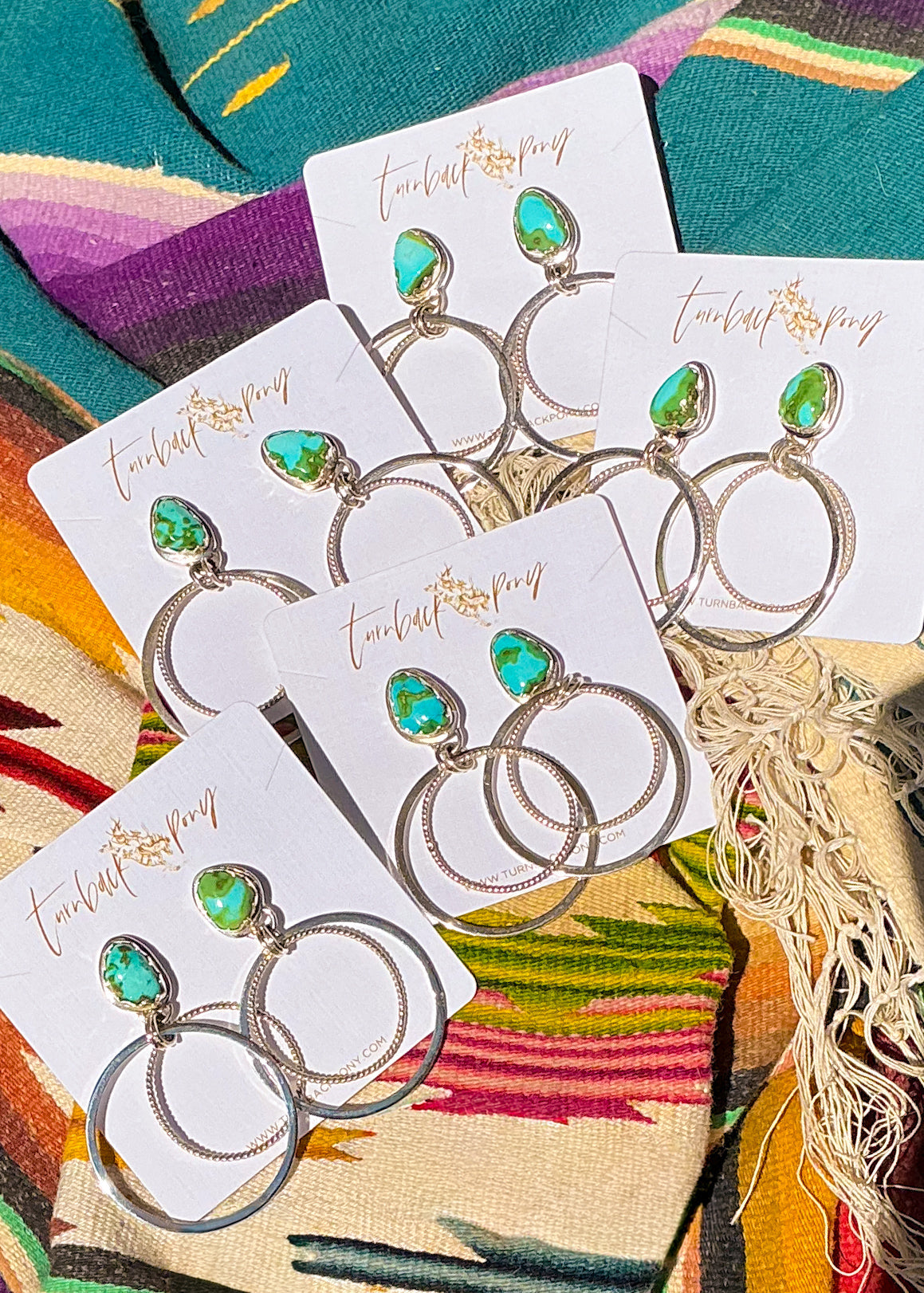 Honeydew Hoops - Turnback Pony ™ - Earrings