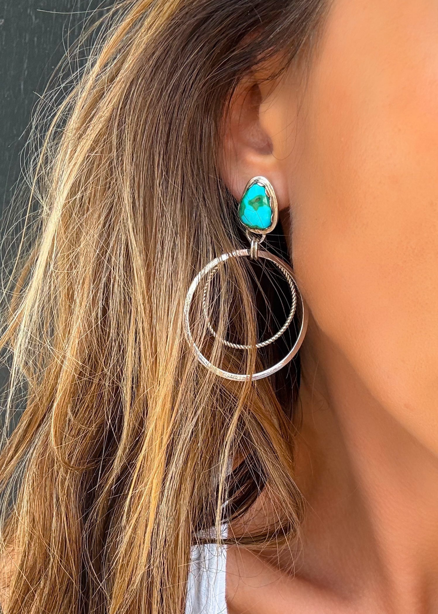 Honeydew Hoops - Turnback Pony ™ - Earrings