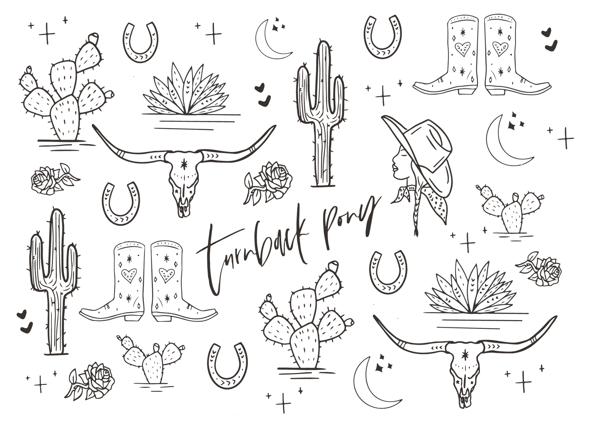 Piper Adjustable Rings - Turnback Pony ™ - Rings